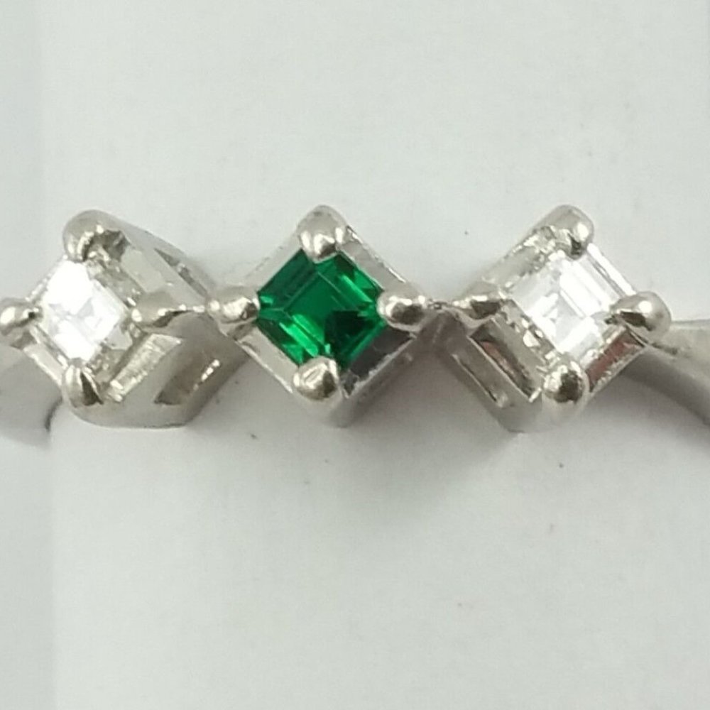 Exquisite Solid Platinum 900pl Desinger Ladies Ri… - image 3